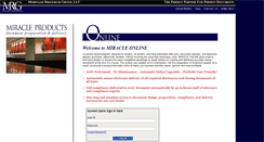 Desktop Screenshot of miracle.mrgdocs.com